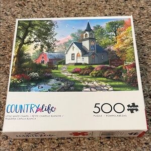 Buffalo David Bitton Country Life Puzzle with White Chapel